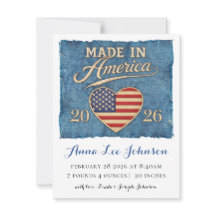 アメリカ製の誕生報告
