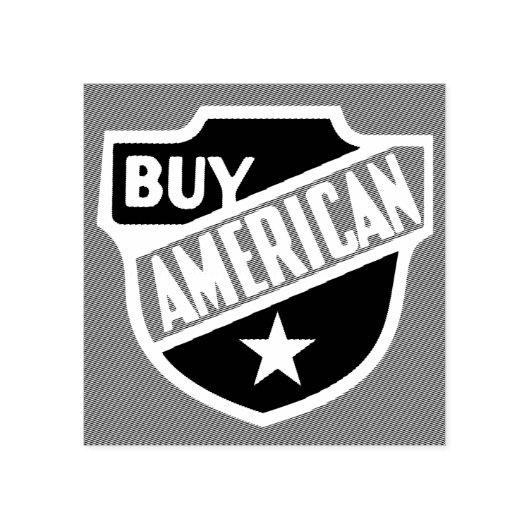 アメリカ製を買おう ラバースタンプ (インプリント)