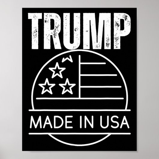 アメリカ製トランプ ポスター (正面)