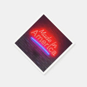 アメリカ製ネオンサイン入りレンガ スタンダードカクテルナプキン (角)