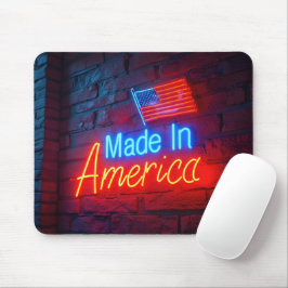 アメリカ製ネオンサイン入りレンガ マウスパッド