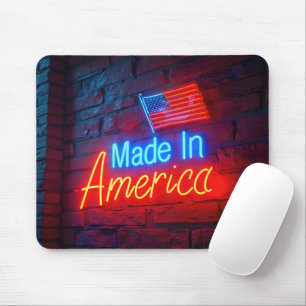 アメリカ製ネオンサイン入りレンガ マウスパッド