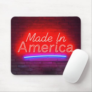 アメリカ製ネオンサイン入りレンガ マウスパッド