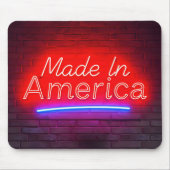 アメリカ製ネオンサイン入りレンガ マウスパッド (正面)