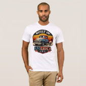 アメリカ製ビンテージトラックTシャツ Tシャツ (正面フル)