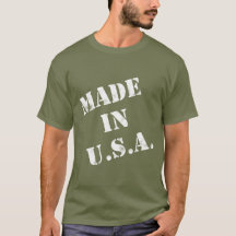 アメリカ製ホワイトデザインTシャツ