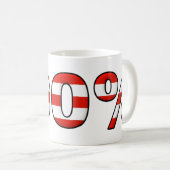 アメリカ製マグカップ 100% コーヒーマグカップ (正面右)