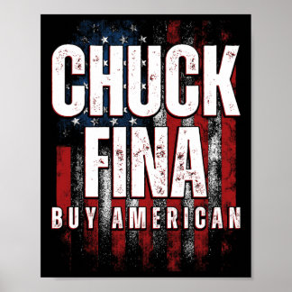アメリカ製品を買おう チャック・フィナ 中国貿易解放の日 ポスター