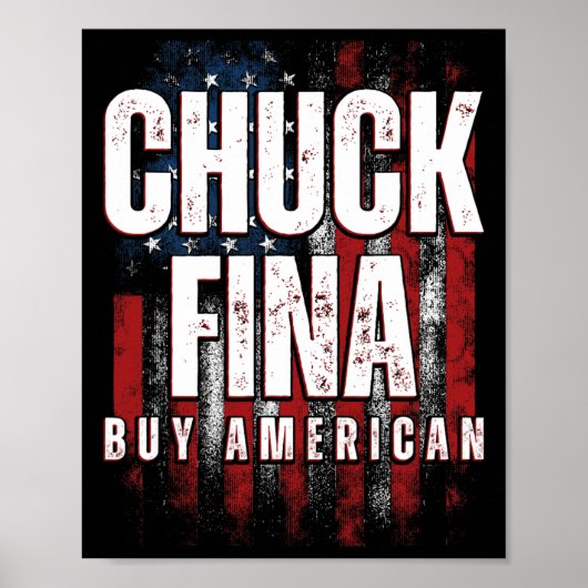 アメリカ製品を買おう チャック・フィナ 中国貿易解放の日 ポスター (正面)