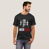 アメリカ製品を買おう チャック・フィナ 中国 貿易解放の日 Tシャツ (正面フル)