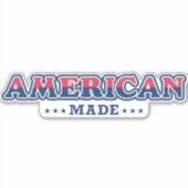 アメリカ製誇りを持ったの愛国的Tシャツ シール (正面)