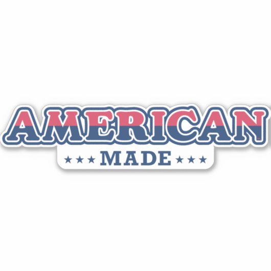 アメリカ製誇りを持ったの愛国的Tシャツ シール (正面)