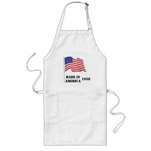 アメリカ製誕生日BBQエプロン ロングエプロン