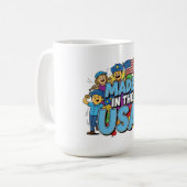 アメリカ製 コーヒーマグカップ (正面左)
