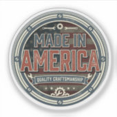 アメリカ製 ビンテージ 愛国心 ヘリテージ ステッカー シール (正面)