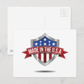 アメリカ製 ポストカード (正面/裏面)