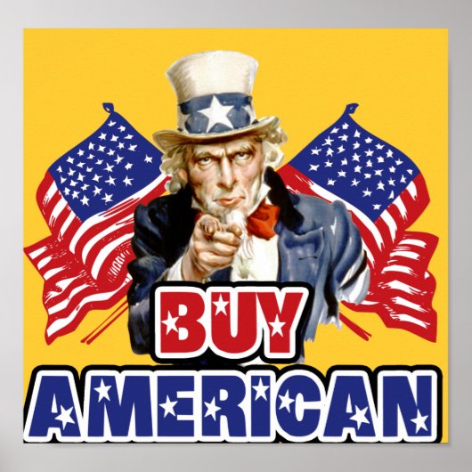 アメリカ製 (中国製) ポスター (正面)