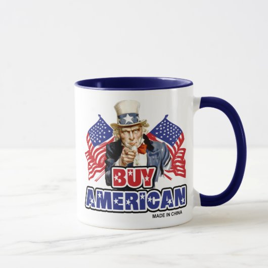 アメリカ製 (中国製) マグカップ (右)