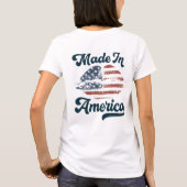 アメリカ製、愛国心 Tシャツ (裏面)