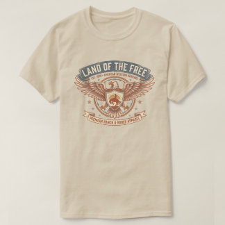 アメリカ西部の伝統 自由の国アメリカ Tシャツ