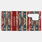 アメリカ西部の旗 SAMSUNG GALAXYケース (裏面横)