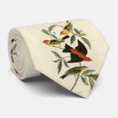 アメリカ西部の緋色のタネジャーズ・オードボン・バード ネクタイ (ロール)