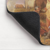 アメリカ西部開拓時代のヴィンテージ、アメリカン・ウェストの草原でのアドバイス マウスパッド (コーナー)