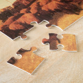 アメリカ西部開拓時代の傑作、NH・トロッターによる「Held Up」 ジグソーパズル (側面)