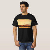 アメリカ西部開拓時代の傑作、NH・トロッターによる「Held Up」 Tシャツ (正面フル)