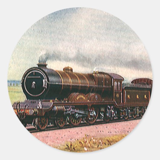 アメリカ西部開拓時代の列車 ラウンドシール (正面)