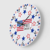 アメリカ解放時計 ラージ壁時計 (傾斜)