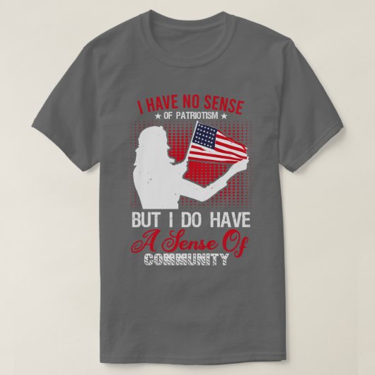 アメリカ誇りを持ったの愛国者になる(8) Tシャツ (デザイン正面)