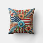 アメリカ誇りを持ったの枕ラウンドクッション クッション (裏面)