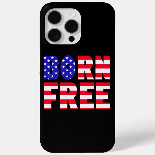 アメリカ誇りを持ったの生まれ自由を愛する人々が独立 Case-Mate iPhoneケース (裏面)
