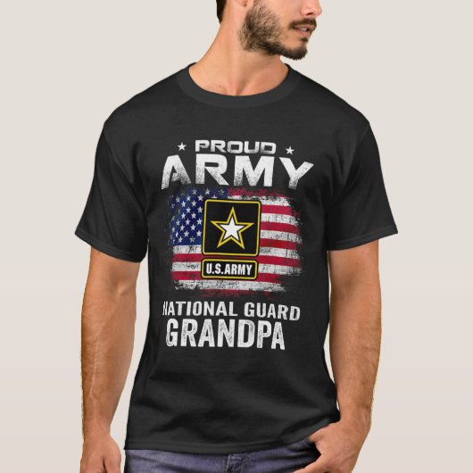 アメリカ誇りを持ったのFl軍の国防グランドパ Tシャツ (正面)