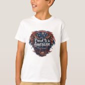 アメリカ誇りを持ったのTシャツ Tシャツ (正面)