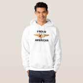 アメリカ誇りを持った人だ パーカ (正面フル)