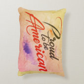 「アメリカ誇りを持った人になること。 アクセントクッション (裏面(縦))