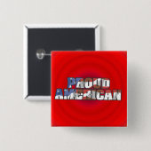 アメリカ誇りを持った人になるために 缶バッジ (正面&裏面)