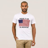 アメリカ誇りを持った人になるために！ Tシャツ (正面フル)