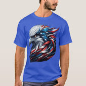 アメリカ誇りを持った人になる | アメリカ愛国的Tシャツギフト Tシャツ (正面)