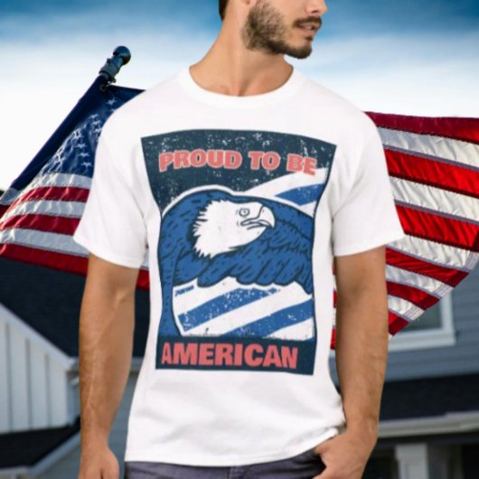アメリカ誇りを持った人になる Tシャツ