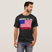 アメリカ誇りを持った人にパーソナライズする Tシャツ (正面フル)