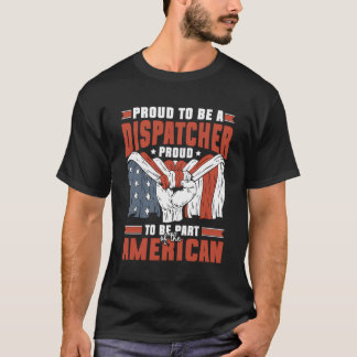 アメリカ誇りを持った人の誇りを持った欠勤をする Tシャツ