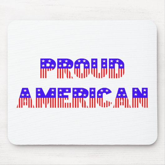 アメリカ誇りを持った人 マウスパッド (正面)