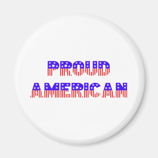 アメリカ誇りを持った人 マグネット (正面)