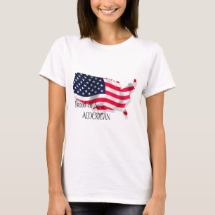 アメリカ誇りを持った人 Tシャツ