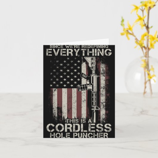 アメリカ誇りを持った国旗の退役軍人ガンライツTlt Corrls カード (黄色い花)