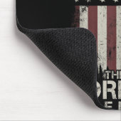 アメリカ誇りを持った国旗の退役軍人ガンライツTlt Corrls マウスパッド (コーナー)