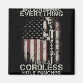 アメリカ誇りを持った国旗の退役軍人ガンライツTlt Corrls マグネット (正面)